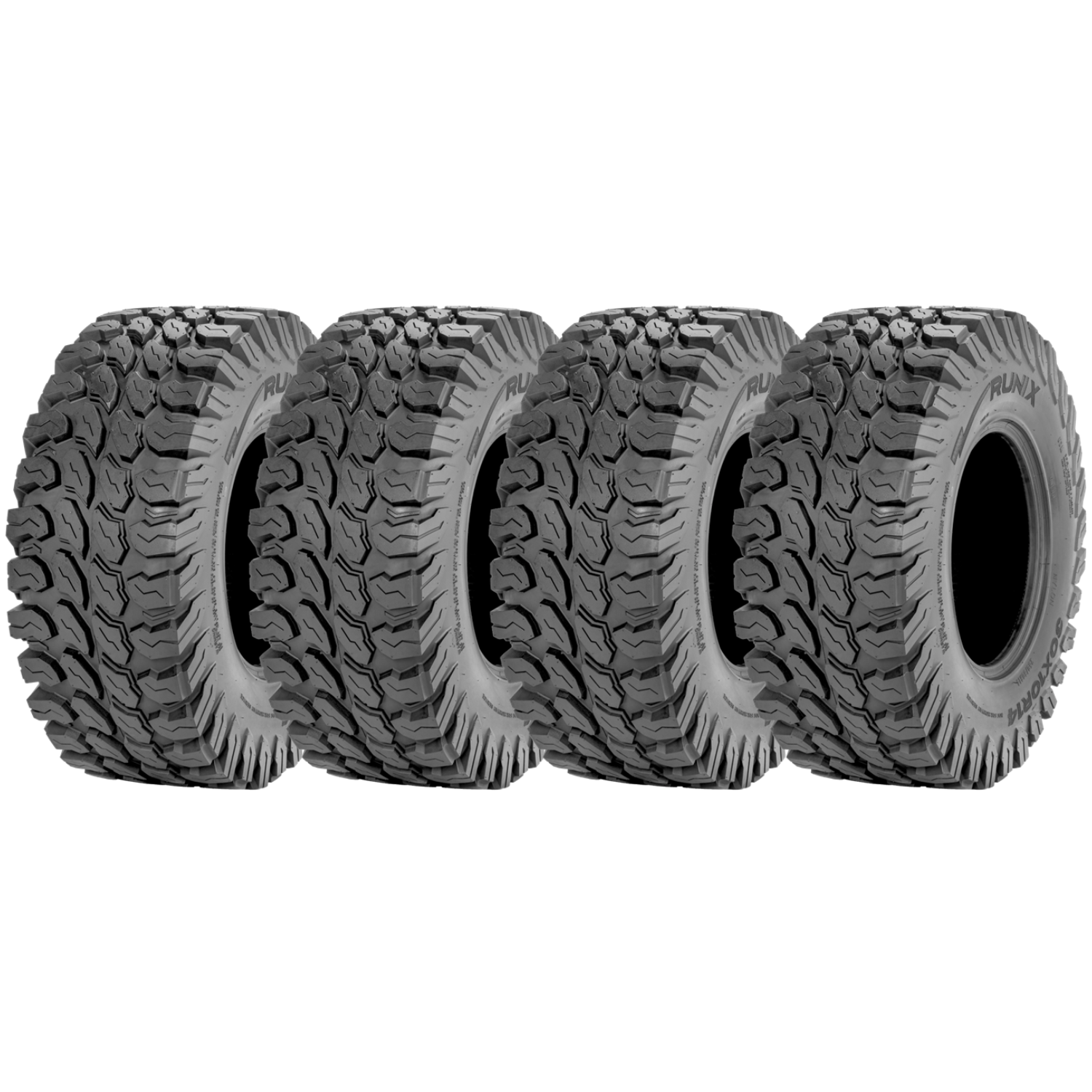 RUNIX PeakCrawler ATV Tire Set of 4