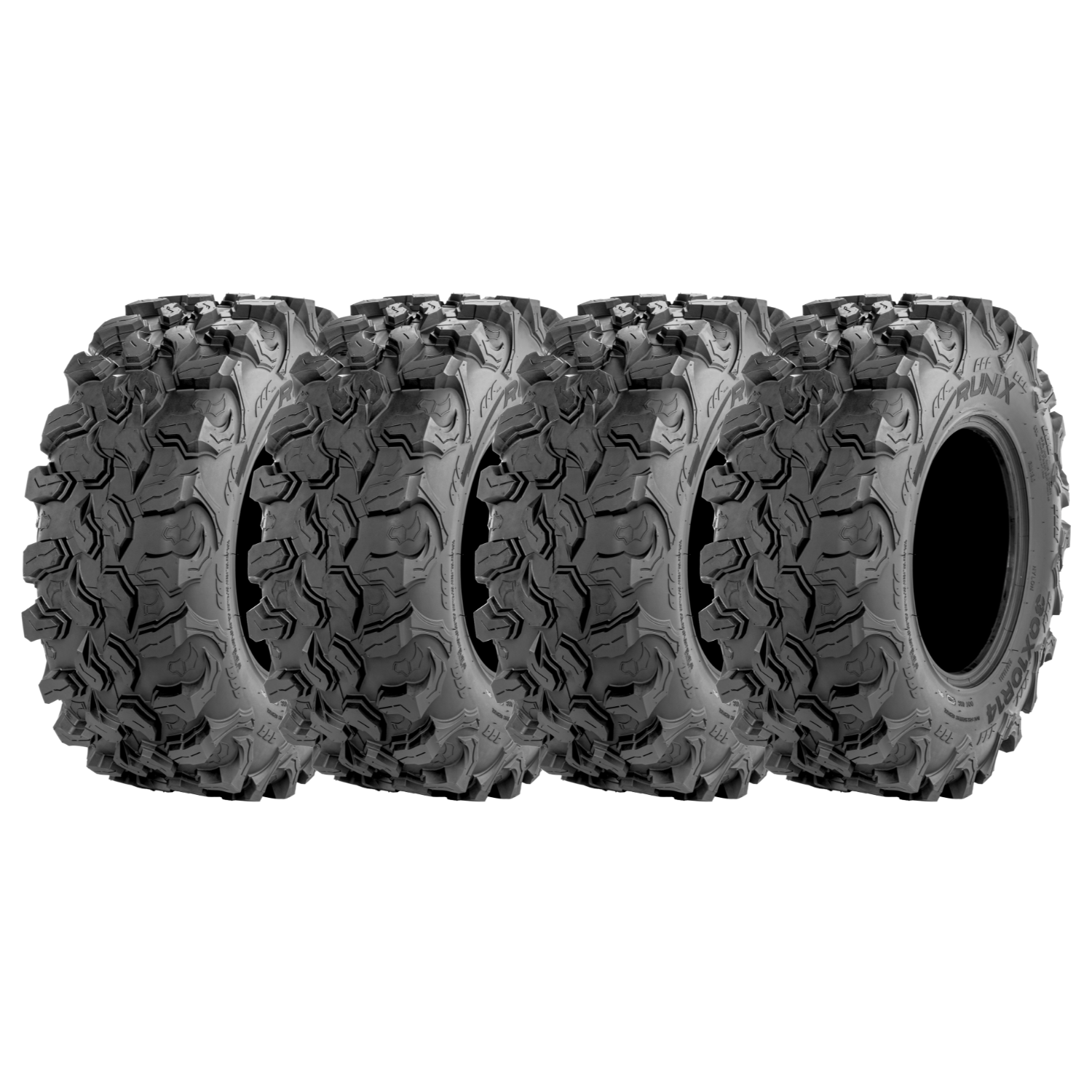RUNIX ClawTrek ATV Tire Set of 4
