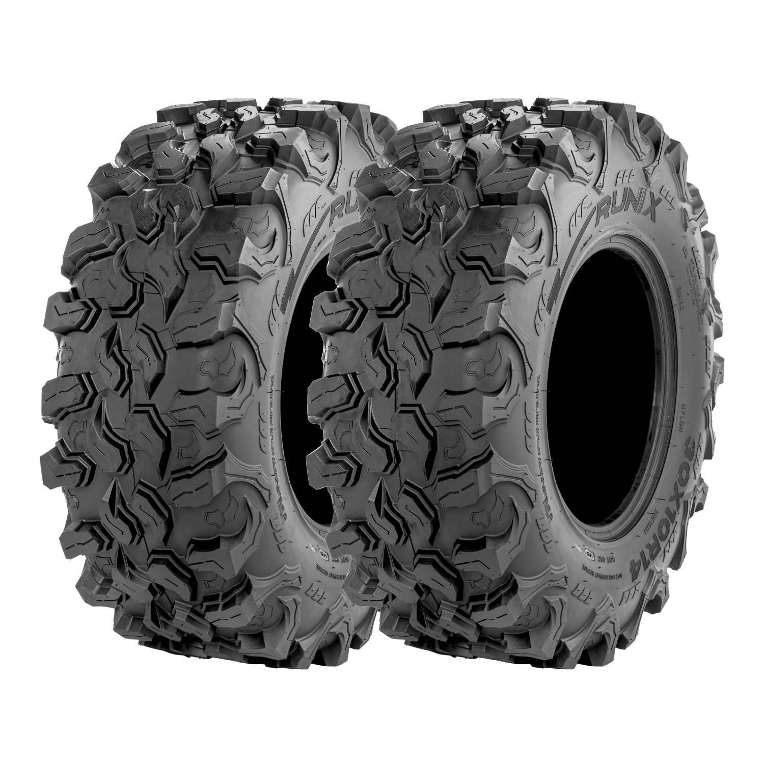 RUNIX ClawTrek ATV Tire Set of 2