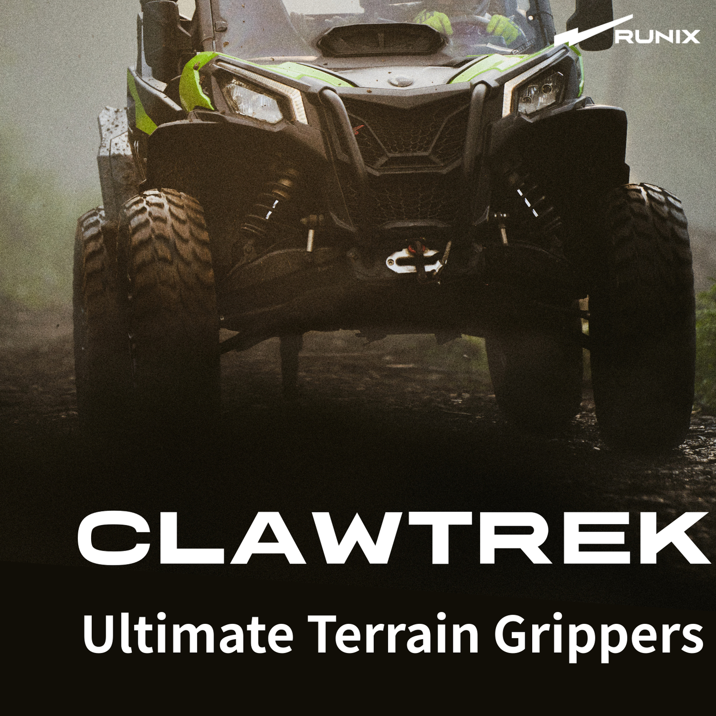 RUNIX ClawTrek ATV Tire Set of 4