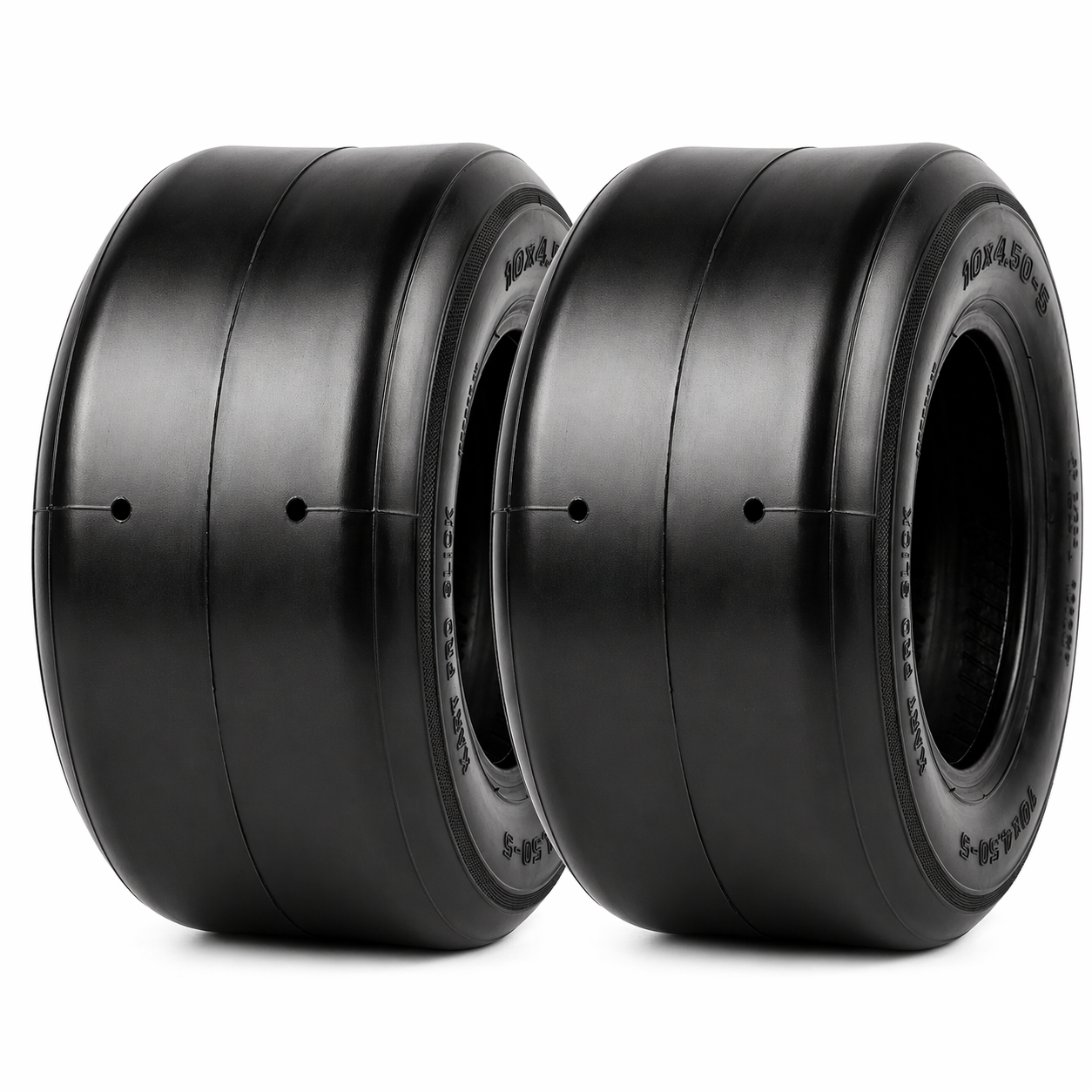 Go Kart Tires, 10x4.50-5, SP75 Hard Compound, Pack of 2