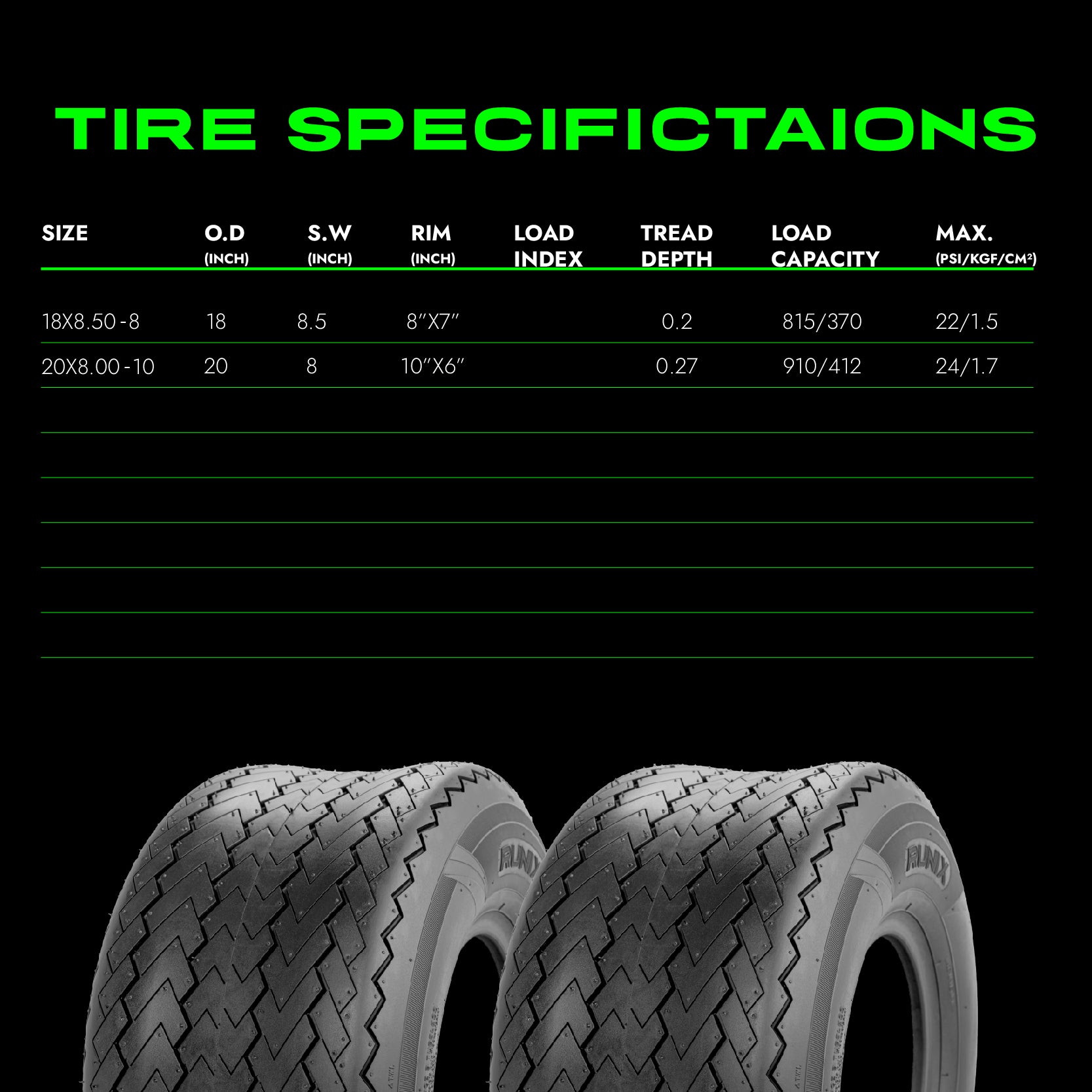 RUNIX ClubRoll Tires