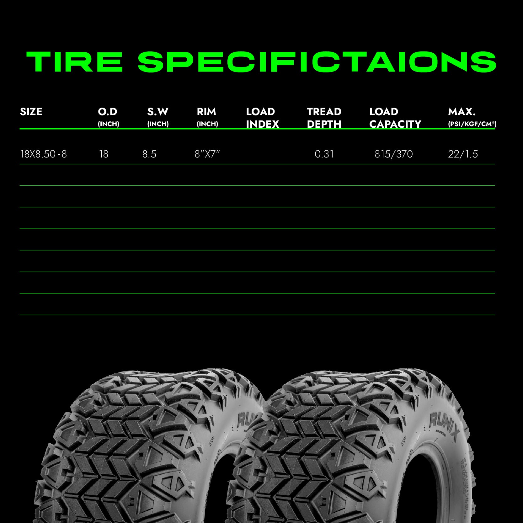RUNIX CrownGlide Tires