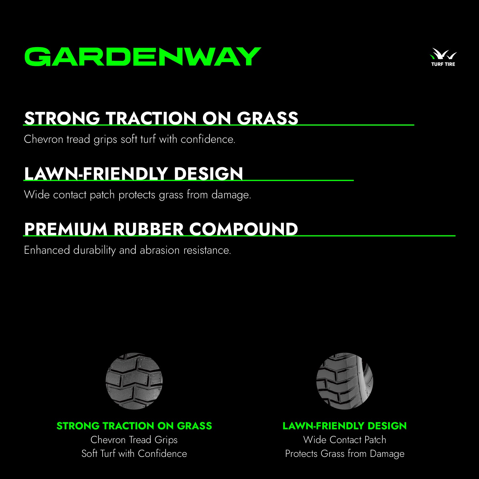 RUNIX GardenWay Tires