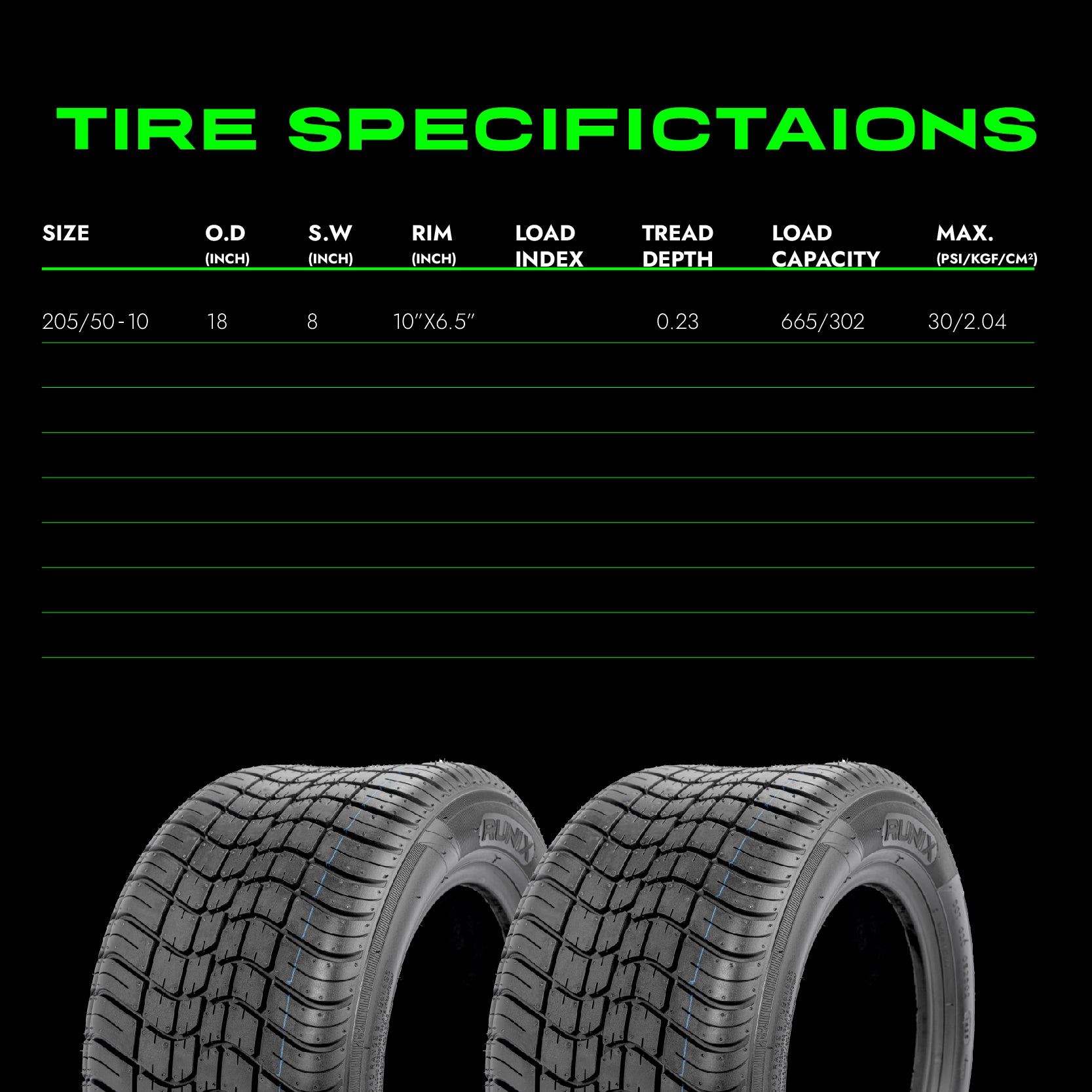 RUNIX GreenCruise Tires