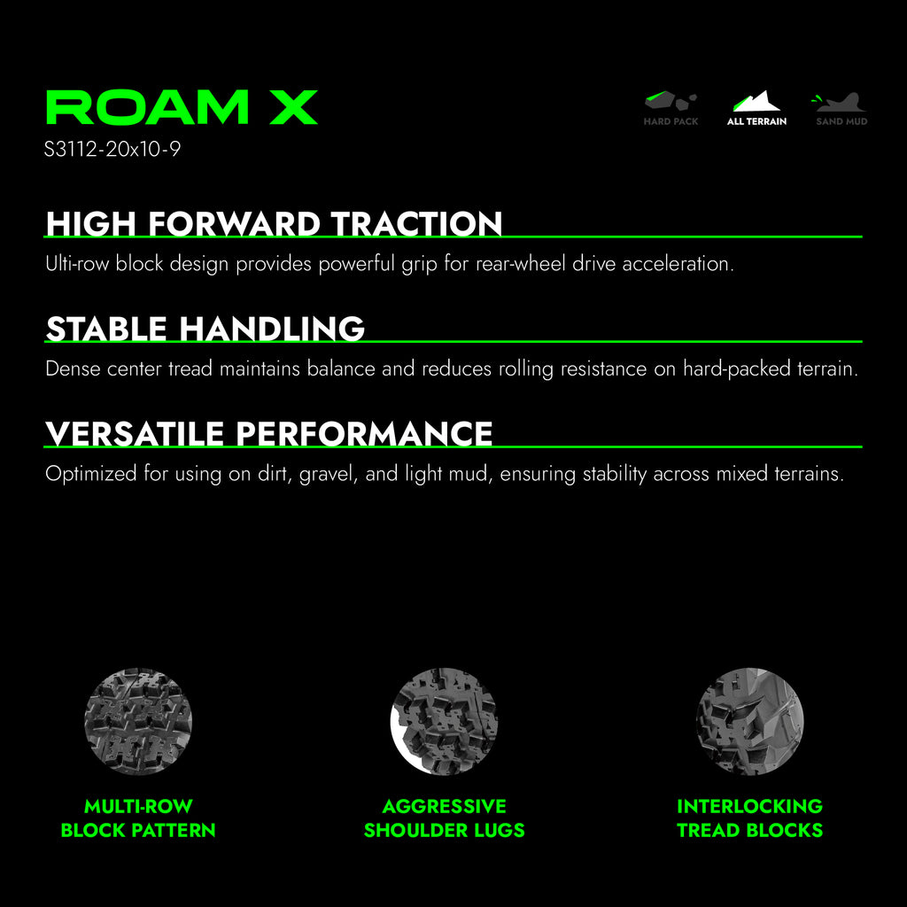 RUNIX RoamX Sport ATV Tire Set of 4
