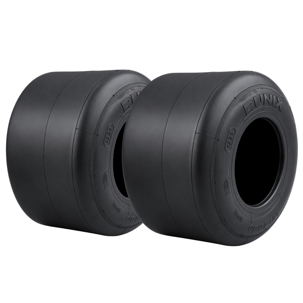 RUNIX Go Kart Tires, 11x7.10-5, SP75 Hard Compound, Pack of 2